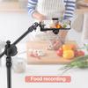 FlexiMount Pro Adjustable Overhead Tripod Phone Stand with Desk Clamp, RC Monitor Mirror & Mic Arm for iPhone, YouTube, Zoom, Live Streaming, Video Meeting, Vlog Recording view 2