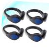 Parliky 4PCS LED Shoe Clip Lights Blue Light Safety Running Gear Flash Strobe for Joggers and Visibility Clips view 4
