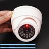 Dummy Camera Fake Security Dome Flashing Red Light Outdoor Dome Simulation Video Surveillance Camera view 2