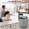 1Mii DS70 Bluetooth Transmitter for TV to Wireless Headphones/Speakers, aptX Adaptive/HD/LL, Dual Device Connection, OLED Display, Long Range, Wireless Audio Adapter with Optical/AUX/RCA and Mic input view 3