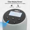 1Mii DS70 Bluetooth Transmitter for TV to Wireless Headphones/Speakers, aptX Adaptive/HD/LL, Dual Device Connection, OLED Display, Long Range, Wireless Audio Adapter with Optical/AUX/RCA and Mic input view 4