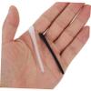 IWOWHERO 5pairs Silicone Eyeglass End Tips Comfortable Wear-Resistant Leg Covers for for Sports and Outdoor Activities Black White view 4