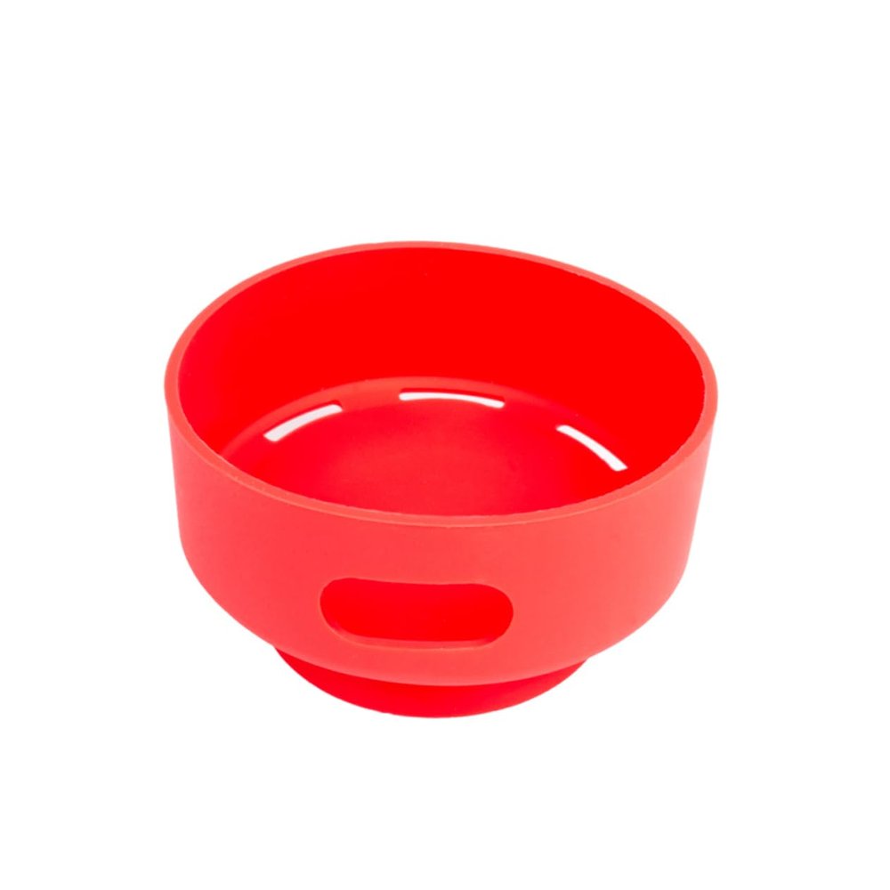 BUTIFULSIC Silicone Protective Case Cover Suction Cup Base for Generation Portable and Easy to Install Weatherproof Design Red for Home and Travel Use