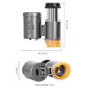 JOEBO Microscope Kit Portable Microscope 60x LED Light Glass Len Magnifier Microscope Lens Adapters (Color : Black) view 4