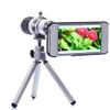 Telescope Binoculars 12 Times Telephoto Mobile Phone Camera Telescope High-Definition High-Definition Metal External Universal with Tripod (Color : Silver) view 2