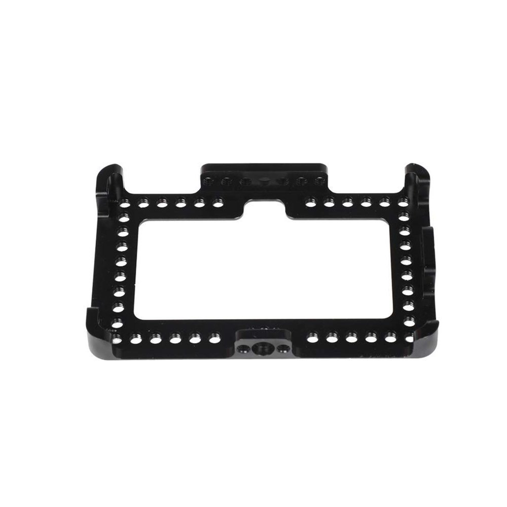 Monitor Cage Bracket with 1/4"-20 Mounting Holes Designed for 5.5" On-Camera Display