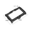 Monitor Cage Bracket with 1/4"-20 Mounting Holes Designed for 5.5" On-Camera Display view 2