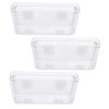 Parliky 3pcs Wall-mounted Storage Box for Remote Controls Phones Punch Organizer Design for Living Bedroom Easy Installation Space-saving view 1