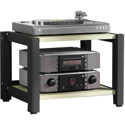 Professional Amplifier Rack HiFi Speaker Equipment Cabinet Multi-Functional Multi-Layer Audio Cabinet Thickening and Thickening Structural Stability Long Service Life (Color : White Maple Colour, Si