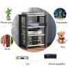 Professional Amplifier Rack HiFi Speaker Equipment Cabinet Multi-Functional Multi-Layer Audio Cabinet Thickening and Thickening Structural Stability Long Service Life (Color : White Maple Colour, Si view 4