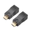 BudgetBundles US 1080P HDMI Extender to RJ45 Over Cat 5e/6 Network LAN 4K Ethernet Adapter (Black 1 Pack) view 2