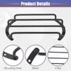 ACROPIX Universal Black Iron 8" Speaker Grill Bar Audio Speaker Subwoofer Grill Grille 8 inch 4 Bar Speaker Grille Bar Woofer Protective Cover with Screws - Pack of 2 view 4