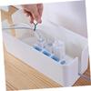 Homoyoyo 2pcs Cable Holder Outlet Covers Proofing Desk Cable Management Box Safe Plastic Material Wire Management Organizer for Home Office view 4