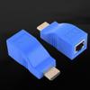 BudgetBundles US 1080P HDMI Extender to RJ45 Over Cat 5e/6 Network LAN 4K Ethernet Adapter (Blue 1 Pack) view 2