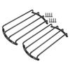 ACROPIX Universal Black Iron 10" Speaker Grill Bar Audio Speaker Subwoofer Grill Grille 10 inch 4 Bar Speaker Grille Bar Woofer Protective Cover with Screws - Pack of 2 view 1