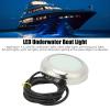 Pilipane High Brightness 4in LED Underwater Light, LED Underwater Light 12V, Watertight Underwater Lamp, Boat Transom Fishing Light IP68 Watertight Marine Lamp (White) view 3