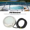 Pilipane High Brightness 4in LED Underwater Light, LED Underwater Light 12V, Watertight Underwater Lamp, Boat Transom Fishing Light IP68 Watertight Marine Lamp (White) view 4