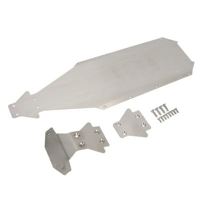 Pilipane Stainless Steel Chassis Armor Protector for Kraton EXB 1/8 RC Car, Long-Lasting corro sion Resistant Upgrade Kit