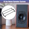 ACROPIX Universal Black Iron 10" Speaker Grill Bar Audio Speaker Subwoofer Grill Grille 10 inch 3 Bar Speaker Grille Bar Woofer Protective Cover with Screws - Pack of 2 view 3