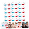 Homoyoyo 40pcs Cardboard Frames 3D Stereoscopic Glasses for Movies Anaglyph Glasses Stereoscopic Viewing view 4