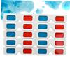 Veemoon 3D Eyeglass 50pcs 3D Movie Glasses Paper 3 Holographic Glasses 3 for Projector 3D Game Glasses 3 Red Anaglyph Laptop3 3 for Tv Video 3D Video Glasses, 16.00X3.80X0.20CM, 19732H345O3YM view 4