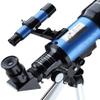 aiqiua Portable Refractor Telescope - Fully-Coated Glass Optics - Ideal Telescope for Beginners - 400mm X 70mm view 1