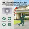 Nippon America High Decibel High Power Outdoor Alarm Security Siren (TC-S7545-110), Long Range, 80 Watts, 120 Decibels, Remotely Activate with Wi-Fi Socket (Sold Separately) view 3