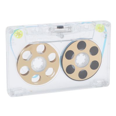 Zunate Reel to Reel Blank Audio Cassette Tape, 46 Minute Audio Cassette Tape, Blank Cassette Recording Tapes, Clear Audio Cassette Tape Colored Cassettes Tapes for Music Recording
