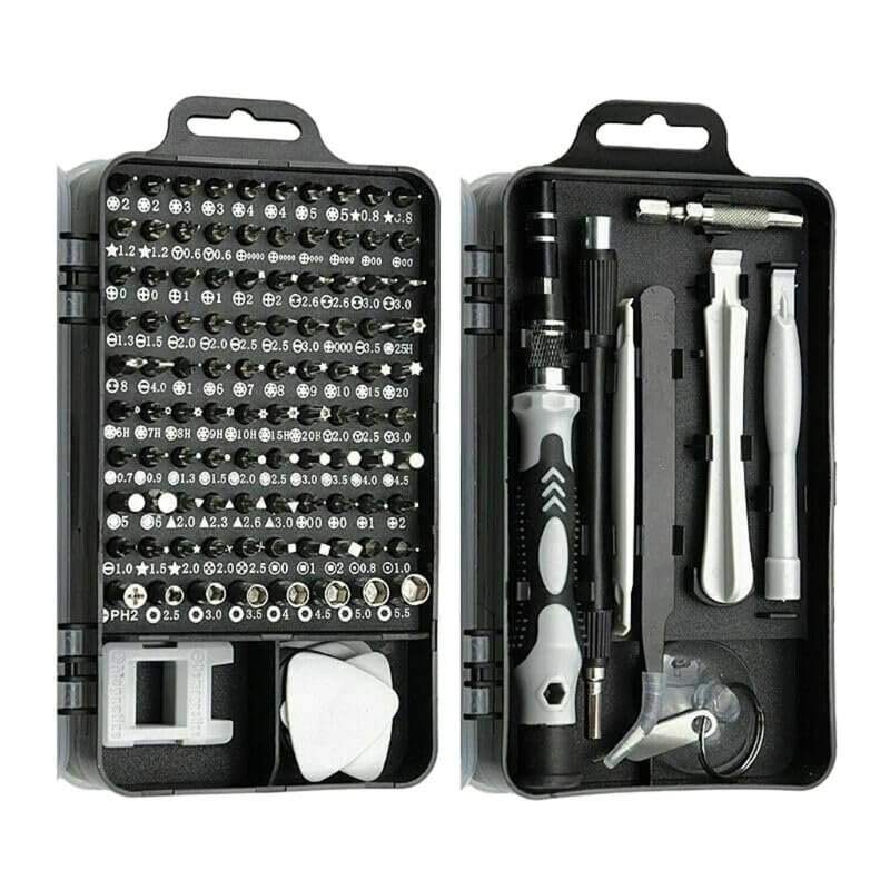 115 In 1 Screwdriver Set Mini Precision Screwdriver Home Repair Tools Computer Mobile Phone Device Repair Tools (Color : Black), ASDEHH231