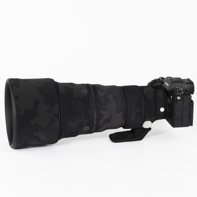 CHASING BIRDS Lens Camouflage Waterproof Coat for Sony FE 300mm F2.8 GM OSS Rainproof Lens Protective Cover Version IV (Shadow Black, with TC - 2X)