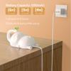 CYANLUX Night Light for Kids, Cute Silicone Nursery Elephant Lamp for Baby and Toddler, Rechargeable Night Lamp Kawaii Bedside Lamp for Kids Boys Girls Bedroom (A) view 4