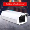 UQISOVI 12Inch Outdoor Aluminum Alloy CCTV Security Camera Protector Housing, Surveillance Camera Box Rainproof Protective Enclosure (12''Box+Fan+Heater+Sunshade+24V DC Wiper) view 4