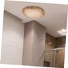 ARTIBETTER Hanging Lamp Shade Diffuser Round Light Diffuser Shade for Chandelier Pendant Light Barrier Cover view 2