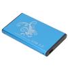 Hard Drive Enclosure, 4TB 2.5in USB 3.0 External Hard Drive Enclosure, Aluminum Alloy External Hard Drive Enclosure for Laptop Desktop for OS X Tablet (Blue)