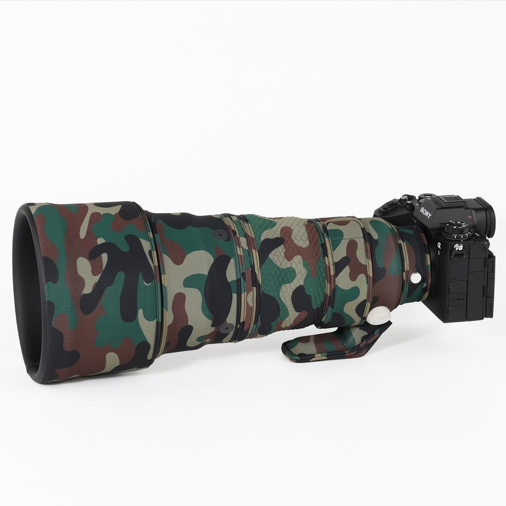 CHASING BIRDS Lens Camouflage Waterproof Coat for Sony FE 300mm F2.8 GM OSS Rainproof Lens Protective Cover Version IV (Military Green Camouflage, with TC - 1.4X)