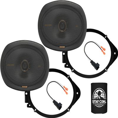 KICKER Speakers 6X9 inch for Chevrolet Suburban 2015-2024 Upgrade Kit - Pair of KS Series with Adapters and Harness, Car Audio Front Door Speaker for Chevy KSC690, 51KSC6904