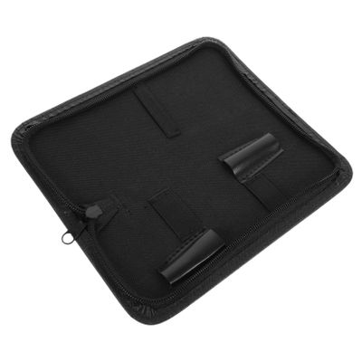TOVINANNA Barber Hand Bag Scissor Pouch for Comb and Scissors Black