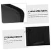 TOVINANNA Barber Hand Bag Scissor Pouch for Comb and Scissors Black view 2