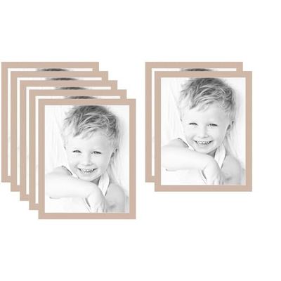 22x28 Clay/Grey Beige Custom Mat for Picture Frame with 18x24 Opening Size (Mat Only, Frame NOT Included) - 7 Pack