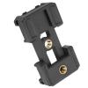 CFTGIW Portable Phone Holder with Hot Shoe, Double Hole Clamp, Nonslip Footpad, 1/4in Screw Holes, Extensible Clamp, Bidirectional Stretch for Tripod and Lamp Holder view 2