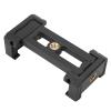 CFTGIW Portable Phone Holder with Hot Shoe, Double Hole Clamp, Nonslip Footpad, 1/4in Screw Holes, Extensible Clamp, Bidirectional Stretch for Tripod and Lamp Holder view 3