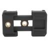 CFTGIW Portable Phone Holder with Hot Shoe, Double Hole Clamp, Nonslip Footpad, 1/4in Screw Holes, Extensible Clamp, Bidirectional Stretch for Tripod and Lamp Holder view 4