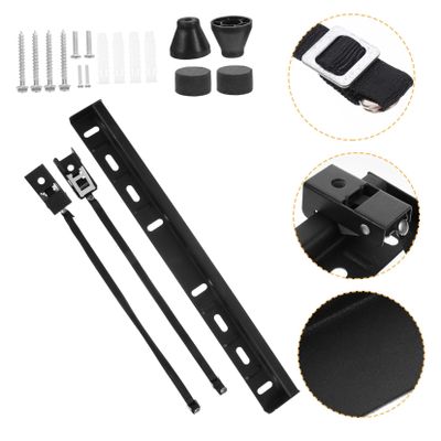 DirectNine Basics 1set Studless Tv Wall Mount Bracket Easy No-Drill Installation for LCD Tvs Space-Saving Design Mechanical Support for Wall
