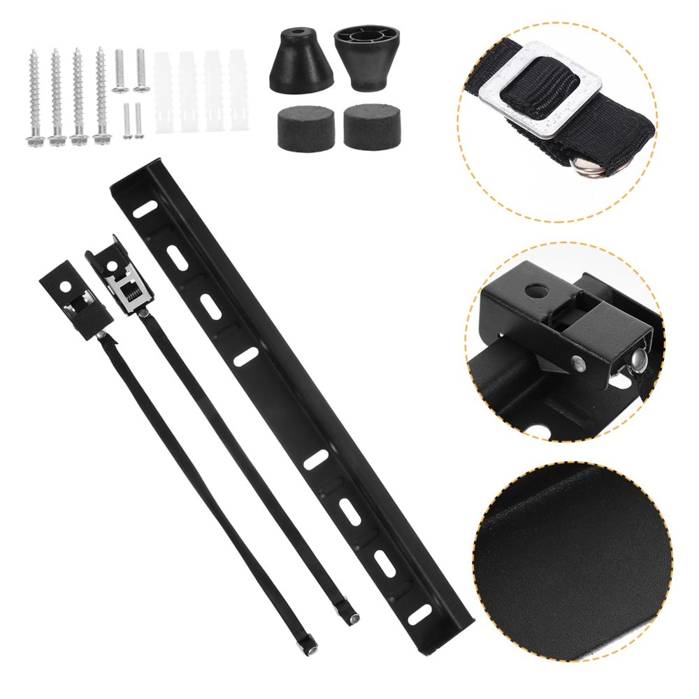 DirectNine Basics 1set Studless Tv Wall Mount Bracket Easy No-Drill Installation for LCD Tvs Space-Saving Design Mechanical Support for Wall