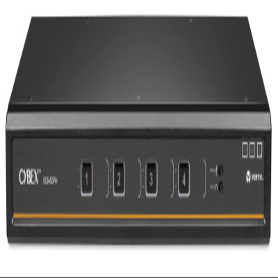 Vertiv Cybex SC945 Secure KVM, Dual Head, 4 Port Universal and DPP, NIAP Version 4.0 Certified (SC945DPH-400) (Renewed)