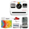 Polaroid Go Generation 2 Instant Film mini Camera (White) Bundled with Polaroid GO Color Film Double Pack, Hard Carrying Case view 1