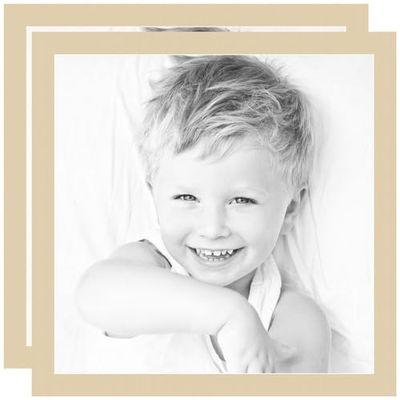 24x24 Seaside/Seaside Custom Mat for Picture Frame with 20x20 Opening Size (Mat Only, Frame NOT Included) - 2 Pack