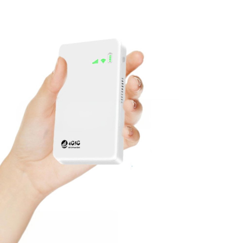 4G LTE Portable Mobile Hotspot, Unlocked Internet Router Devices with SIM Card Slot, 300Mbps Portable Mini Router, Support 10 Devices Connected