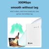 4G LTE Portable Mobile Hotspot, Unlocked Internet Router Devices with SIM Card Slot, 300Mbps Portable Mini Router, Support 10 Devices Connected view 4