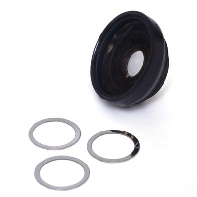 0.45x Wide Angle Lens (HD) Chrome Finish W/Macro (Modification Style) Magnetic Type Compatible with Panasonic TA-2 (HM-TA2)